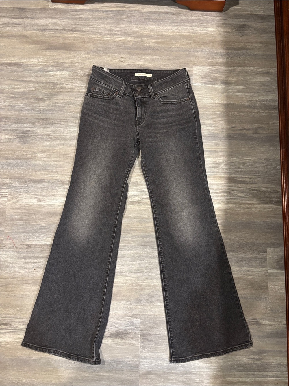 Levi's Black SuperLow Flare Jeans